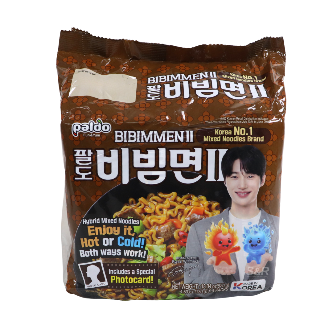 Paldo Bibimmen II Noodles 4 packs